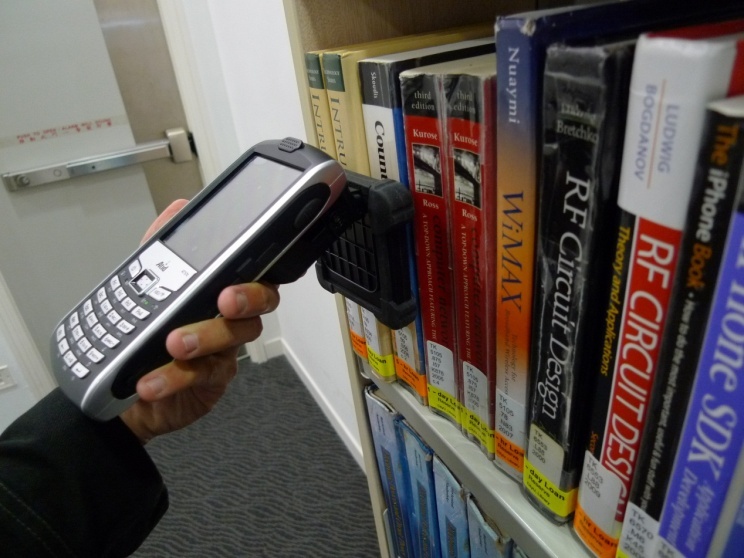 RFID library inventory management scanning